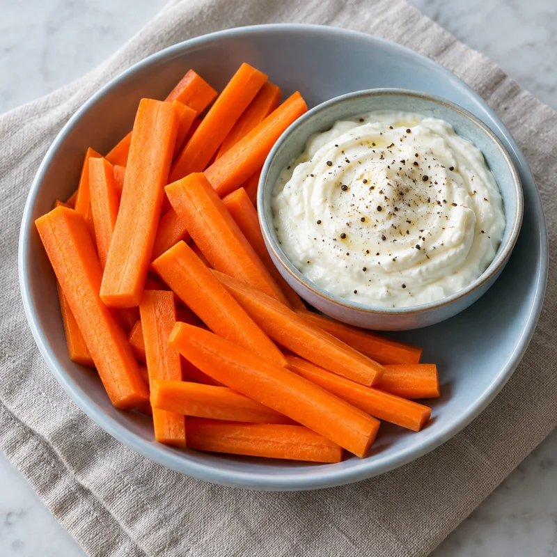 Carrot Sticks & Creamy Dip