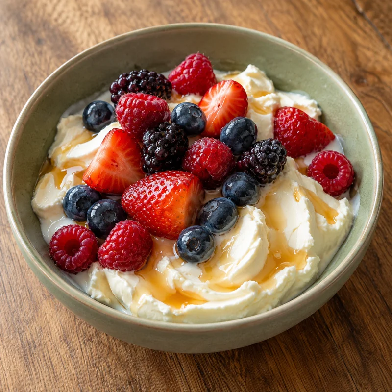 Cream Cheese & Berries Bowl