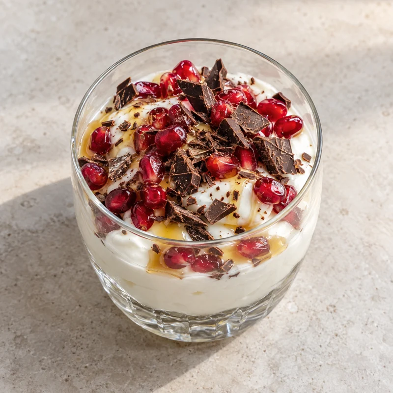 Greek Yoghurt, Pomegranate & Dark Chocolate