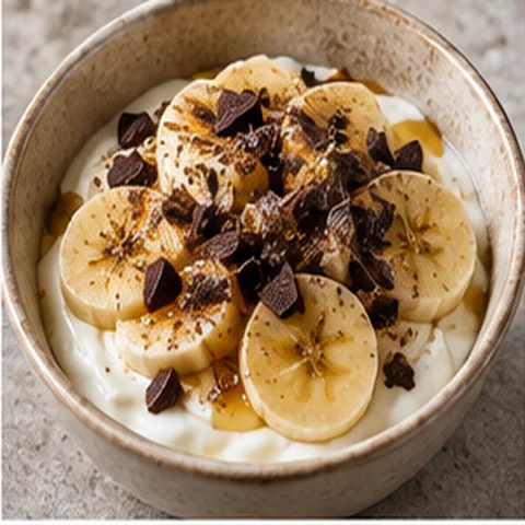 Greek Yogurt + Banana + Dark Chocolate