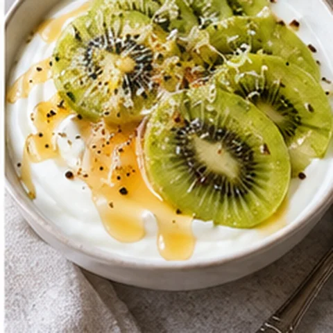 Greek Yogurt + Kiwi + Honey