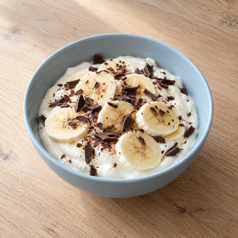 Yoghurt, Banana & Dark Chocolate