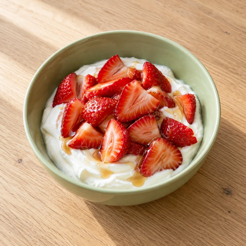 Greek Yoghurt & Strawberries